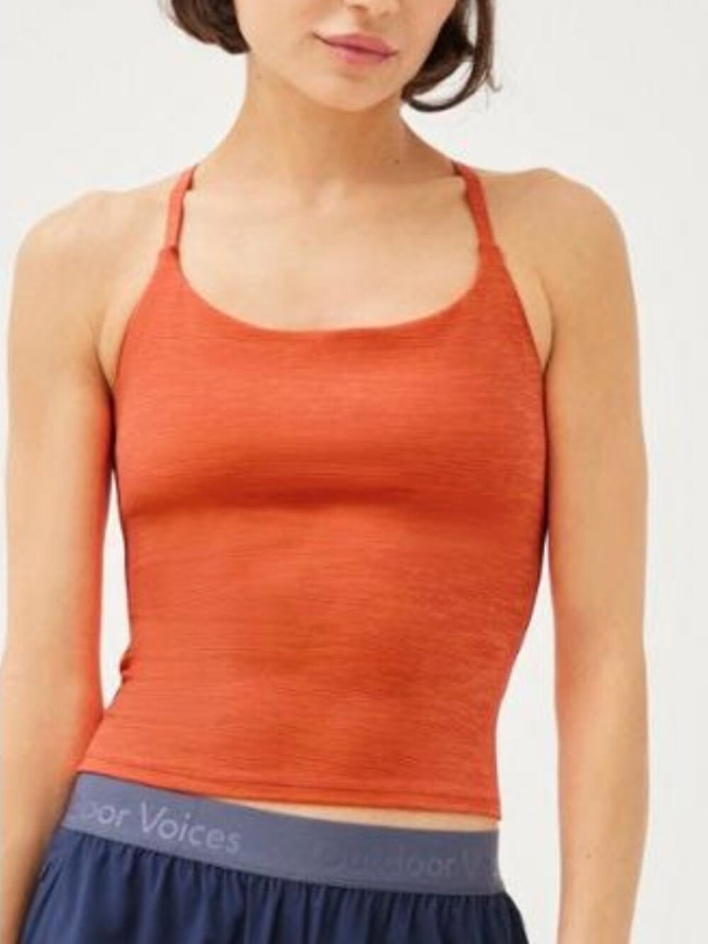 Outdoor Voices TechSweat MoveFree Tank PIMIENTO, XS, Women's